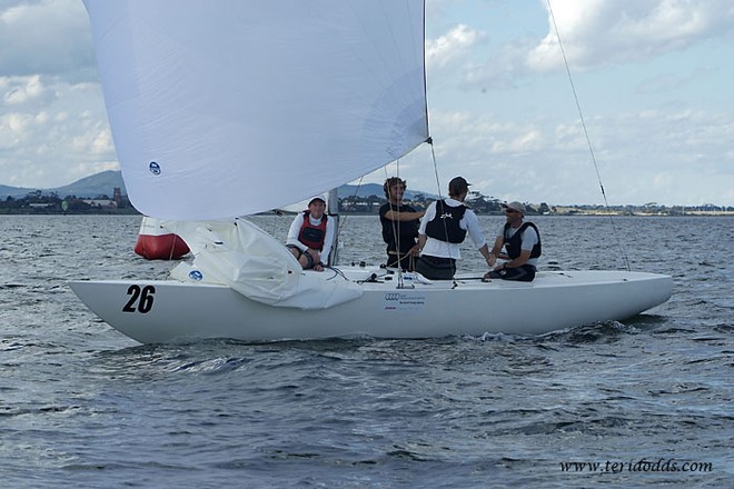 Rex Gorell Prestige Etchells Australian Championships 2011, Royal Geelong Yacht Club (AUS) - BAD DOLL © Teri Dodds http://www.teridodds.com